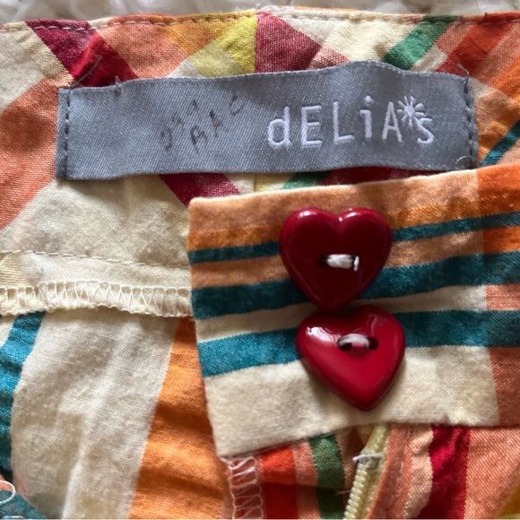 dELiA*s Multicolor Plaid Women Shorts - Picture 3 of 4